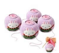 Générique Yarn Ball Holder - 4 Piece Knitting Center Pull Stretch Cover | Yarn Ball Holder - Set Of 4 Elastic Stretch Covers Designed To Keep Center-pull Yarn Balls Neat, Tangle-free, And Contained W