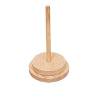 Générique Yarn Holder - Wood, 12x12x20.5cm Rotatable Yarn Spool Organizer Tangle-Free Storage | Knitting Yarns Stand Holder, Wool Organizer for Knitting Projects, Crochet Work, Home Crafting, Travel