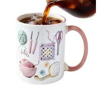Générique Yarn Lover Ceramic Coffee Mug - 11oz Crochet Pattern Tea Cup