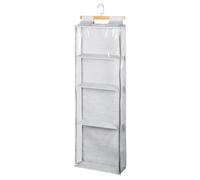 Générique Yarn Organizer,Dustproof Clear 4 Zipper Compartments - 15.8x4.7x50 inches Yarn Wall Storage Knitting Organizer,for Craft Supplies Knitting Needles Apartment Dorm Bedroom