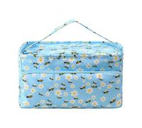 Générique Yarn Storage Organizer, Crochet Holder Case, Exit Hole Design, Reinforced Carrying Handle, Efficient Spacious Accessories 14.17x5.91x7.48in for Home, Craft Room