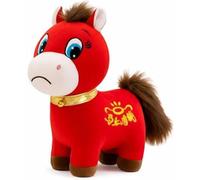Générique Year of The Horse 2026 Plush - 20/25/30/40/50cm Premium Soft Plush Toy, Horse Plushie Figurine, ucky Chinese Lunar New Year Mascot Zodiac Ornament Gift for Home Tabletop Office Decor