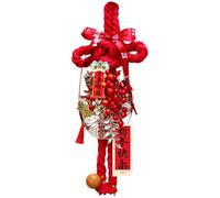 Générique Year of the Horse Chinese Knot - 49×19cm Spring Festival Door Hanging | 2026 New Year Background Wall Decor | Nylon Rope Paper PP Pendant | DIY Semi-Finished Entrance Living Room Ornament