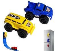 Générique Yearpilrim Magnetic Wall Climbing Toy Car, Cars That Drive on Walls & Ceiling, Pull-Back Inertial Climbing Toys Car (Yellow+Blue)