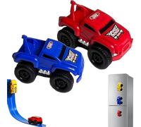 Générique Yearpilrim Magnetic Wall Climbing Toy Car, Cars That Drive on Walls & Ceiling, Pull-Back Inertial Climbing Toys Car (Blue+Red)