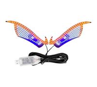 Générique Yeux Pour Pare-Brise De Voiture 11 Modes Panneau LED Étanche USB