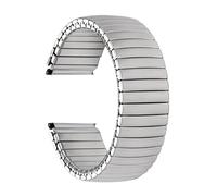 Générique YGUK0J Bracelet de montre élastique en acier inoxydable for hommes et femmes, 12 mm, 14, 16, 18, 20, 22, extensible, accessoires(Silver,12mm)