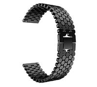 Générique YGUK0J Bracelet de montre en acier inoxydable 22 mm compatible avec Samsung Galaxy 46 mm Gear S3 Classic Frontier Band Galaxy Watch 3 45 mm Bracelet Link Strap(Black,20mm)