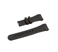 Générique YGUK0J Bracelet De Montre En Caoutchouc De Silicone, 24mm X 20mm, Compatible Avec Graham Racing, Nouveau(Black Without Buckle)