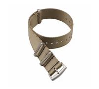 Générique YGUK0J Ceinture De Sécurité Bracelet De Montre En Nylon 20mm 22mm For Bracelet De Montre Décontracté Bracelet De Montre De Sport Remplacer(Khaki,22mm)