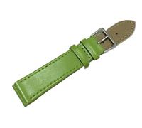 Générique YGUKOJ 10 Couleurs Bracelet Montre Montres en Cuir Bande 12mm 14mm 16mm 18mm 20mm 22mm 24mm Compatible avec Femmes Hommes Bracelets De Montre Couleur Unie Ceintures De Montre(Green_24mm)