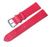 Générique YGUKOJ 10 Couleurs Bracelet Montre Montres en Cuir Bande 12mm 14mm 16mm 18mm 20mm 22mm 24mm Compatible avec Femmes Hommes Bracelets De Montre Couleur Unie Ceintures De Montre(Hot Pink_20mm)