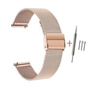 Générique YGUKOJ Bandes de montre en acier inoxydable Bracelet Bande de remplacement Compatible avec Compatible avec ID205L / ID205G / ID205U / ID205S / ID205(Rosegold)