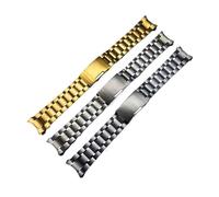 Générique YGUKOJ Bracelet de bracelet de montre de montre en acier inoxydable solide 12 14 16 18 20 22 Pièces de soudure sans soudure de bracelet sans soudure de 24 mm(Silver rose Arc,20mm)
