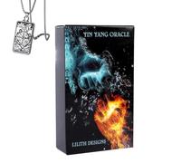 Générique Yin Yang Oracle - Édition de Poche, Papier cartonné, idéal pour Les débutants, Comprend Cartes et Collier