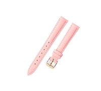 Générique YingYou Bracelet De Montre En Cuir Souple, Accessoire Vert Violet, Bracelet Véritable Durable, 10 Mm, 12 Mm, 14 Mm, 16 Mm, 18 Mm-24 Mm(Pink-rose,18mm)