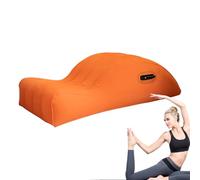 Générique Yoga Chair Lounge, Pilates Stretching Seat, Inflatable Training Lounger, Foldable Exercise Support, Portable Lightweight Design, Perfect for Travel, Home Workouts, Pilates Practice