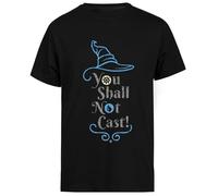 Générique You Shall Not Cast T-Shirt Noir À Manches Courtes pour Hommes