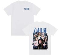 Générique Zahide T-Shirt À Manches Courtes, Streetwear, Sport Et Loisirs, Unisexe, Vêtement D'été, Respirant Et Anti-Transpiration (4 XS)