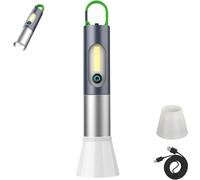 Générique Zoomable LED Flashlight, Traittion Flashlight, 1000 Lumens Bright, 4 Modes, Portable Outdoor Torch with Hoo (1PCS)