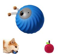 Générique Zoomie Buddy 2.0, Smart Interactive Dog Ball, Treat Dispensing Dogs Puzzle Toy, with 3 Kinds of Fun Fruit Cover, for Small Or Medium Dogs and Cat (Blue,Yarberry)