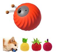 Générique Zoomie Buddy 2.0, Smart Interactive Dog Ball, Treat Dispensing Dogs Puzzle Toy, with 3 Kinds of Fun Fruit Cover, for Small Or Medium Dogs and Cat (Orange,Three Fruits)