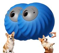 Générique Zoomie Buddy 2.0 Smart Touch Interactive Dog Toy, 2 in 1 Interactive Dog Balls + Pet Feeder, Automatic Rolling + Feeding, USB-C Rechargeable, Suitable for Small/Medium Dogs (2 PCS,Blue)