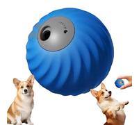 Générique Zoomie Buddy 2.0 Smart Touch Interactive Dog Toy, 2 in 1 Interactive Dog Balls + Pet Feeder, Automatic Rolling + Feeding, USB-C Rechargeable, Suitable for Small/Medium Dogs (1 PCS,Blue)