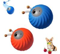 Générique Zoomie Buddy 2.0, Zoomie Buddy Dog Interactive Toy, Dog Track Food Leaking Ball, Rechargeable and Durable Pet Design, Suitable for Small and Medium Dogs (2Pcs)