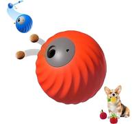 Générique Zoomie Buddy 2.0, Zoomie Buddy Dog Interactive Toy, Dog Track Food Leaking Ball, Rechargeable and Durable Pet Design, Suitable for Small and Medium Dogs (Orange)