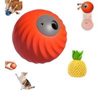 Générique Zoomie Buddy 2.0, Zoomie Buddy Dog Toy for Cat with Replacement Shell, 2 in 1 Interactive Dog Balls ＆ Pet Feeder, Cats and Dogs Track Food Leaking Ball for Small/Medium Pet (A-Pineapple)