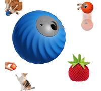 Générique Zoomie Buddy 2.0, Zoomie Buddy Dog Toy for Cat with Replacement Shell, 2 in 1 Interactive Dog Balls ＆ Pet Feeder, Cats and Dogs Track Food Leaking Ball for Small/Medium Pet (B-Tomato)