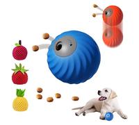 Générique Zoomie Buddy 2.0,Zoomie Buddy Dog Toy,Smart Touch Interactive Dog Toy, Automatic Rolling + Feeding, Pet USB-C Rechargeable, Suitable for Small/Medium Dogs, Safe and Durable (Blue,3*Mix)