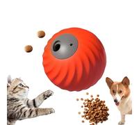 Générique Zoomie Buddy 2.0 - Zoomie Buddy for Dogs,2 in 1 Interactive Dog Balls & Pet Feeder, Dog Track Food Leaking Ball,for Small Or Medium Dogs and Cat (Orange)