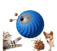 Générique Zoomie Buddy 2.0 - Zoomie Buddy for Dogs,2 in 1 Interactive Dog Balls & Pet Feeder, Dog Track Food Leaking Ball,for Small Or Medium Dogs and Cat (Blue)