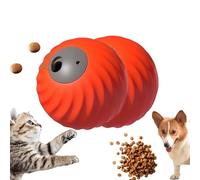 Générique Zoomie Buddy 2.0 - Zoomie Buddy for Dogs,2 in 1 Interactive Dog Balls & Pet Feeder, Dog Track Food Leaking Ball,for Small Or Medium Dogs and Cat (2PCSOrange)