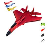 Générique ZY 320 Pro RC Plane,2025 New Remote Control Gliders Airplane, 2.4GHz RC Fighter Jet Plane Model,Aerodynamic Design for Smooth Flight,Anti-Collision Silicone Nose Remote Control Planes (Red)
