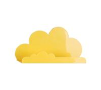 Generisch 1 Cloud Shelf - 27 × 8 × 15 cm - Étagère de rangement flottante pour chambre d'enfant, chambre à coucher, salon (jaune, taille unique)
