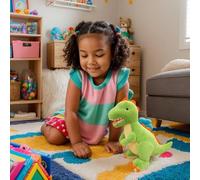 Generisch 1 coussin en peluche douce - Motif dinosaure rempli de dinosaures - Coussin pour - Coussin de pour fille - Jouets et jeux pour la famille - Parc d'aventure - Anniversaire