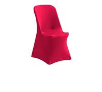 Generisch 1 housse de chaise universelle en élasthanne - Extensible - Lavable - Pour mariage, fête, banquet (rose rouge, 1 pièce 86 x 45 x 45 cm)