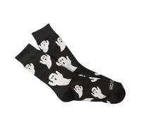 Generisch 1 paire de chaussettes élastiques avec motif pour femme, fée, chaussettes Dark Academia, chaussettes en coton, motif, bas d'Halloween pour homme 39 42, b, taille unique
