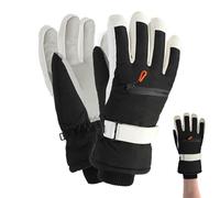 Generisch 1 paire de gants de snowboard coupe-vent et imperméables - Gants de vélo pour le cyclisme en hiver - Pour les trajets en aventure, le snowboard, les femmes, les adultes, les adolescents