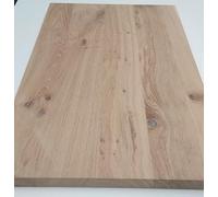 Generisch 1 plateau de table en chêne sauvage massif. Plateau en bois de frêne. Dimensions spéciales sur demande Planche en bois équarri (40 x 160 cm)