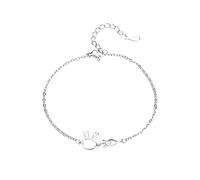 Generisch 2023 Mignon Carotte Lapin Bracelet Argent Bijoux Étudiant Lapin Nouvel An Bijoux Bracelet Attrape-rêves, taille unique, Cuivre, No Gemstone
