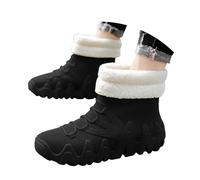 Generisch 2025 Bottes de neige pour homme - Bottes d'hiver à enfiler isolées avec semelle épaisse - Pour la randonnée en plein air - Activités de neige - Chaussures d'hiver pour homme - Taille 39