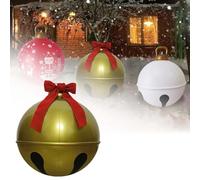 Generisch 2025 Boules de Noël Ultimate Party pour événements, célébrations, réunions, fêtes - Complet avec différents thèmes (doré, 60 cm)