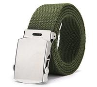 Generisch 2025 Ceinture d'extérieur Toile Unisexe Militaire Ceinture Entraînement Hommes Bonnet Écharpe Gants Ensemble Garçon, Vert armée., taille unique