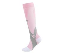 Generisch ·2025 Chaussettes de compression pour homme et femme, pour le cyclisme, chaussettes de football longues pour les activités de course à pied en plein air bas santé, Rose, S