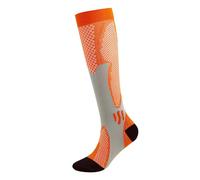 Generisch ·2025 Chaussettes de compression pour homme et femme, pour le cyclisme, chaussettes de football longues pour les activités de course à pied en plein air bas santé, Orange, XXL