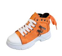 Generisch 2025 Denim Canvas High Top Chaussures pour femme pour printemps été respirantes Semelle épaisse qui augmente la taille du corps, chaussures de loisirs, bottines de sport courtes pour femme